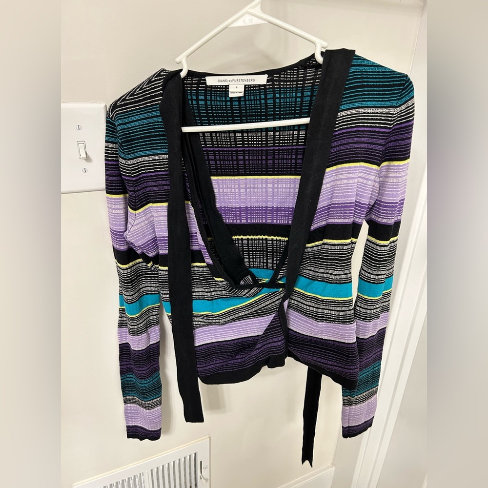 DVF wrap top.